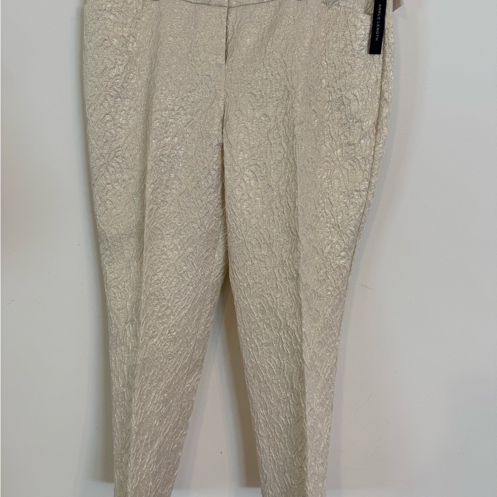 Worthington Cream Ankle Cropped Pants